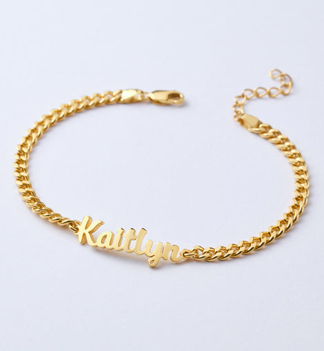 Nameplate Bracelet For Kid