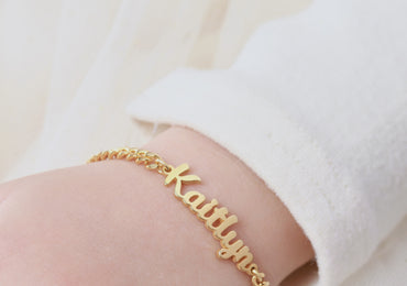 Nameplate Bracelet For Kid