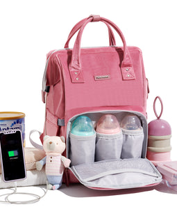 Velvet Stitching Diaper Backpack