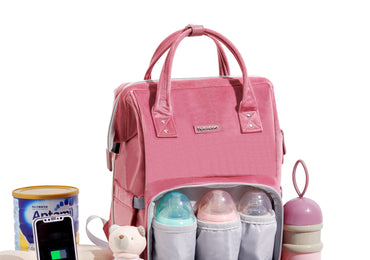 Velvet Stitching Diaper Backpack